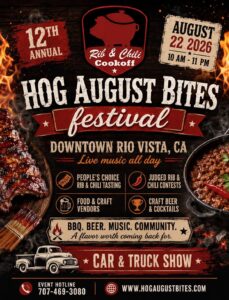 Hog August Bites in Rio Vista 8/22/26